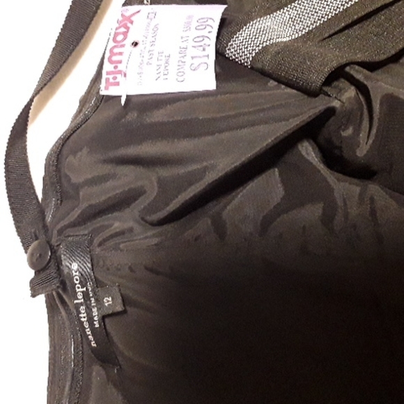 Nanette Lepore black strapless cocktail dress BNWT, size 12 - Picture 6 of 6